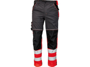 Knoxfield reflex kalhoty antracit-červené