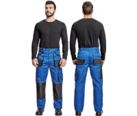CARL kalhoty pas-oblek-modrá