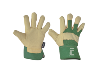 Kombinované rukavice ROSE-FINCH zelené