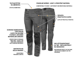 ProM EREBOS LIGHT Trousers grey_1