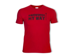 ProM HARDWORKER T-Shirt redblack_1