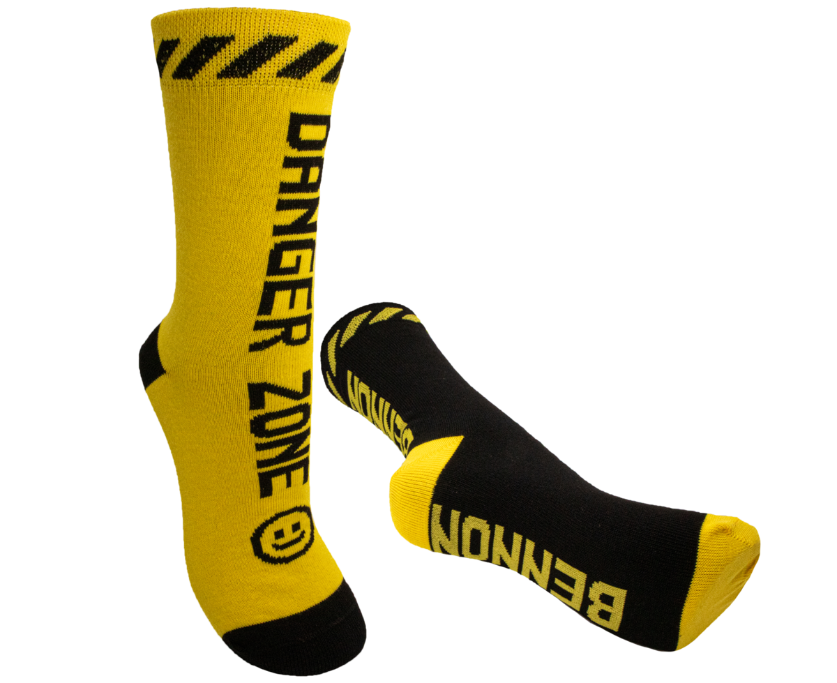 BNN BENNONKY Black/Yellow Socks ponožky žluté FLOPP