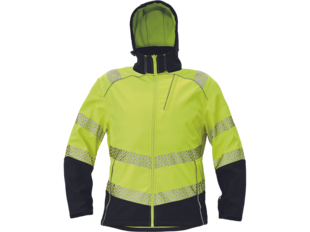 KNOXFIELD PROFI HV softshell bunda žlutá_1