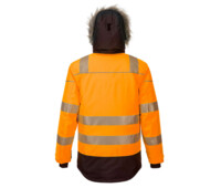 PW369 Zimní bunda PW3 Hi-Vis Parka oranžová/černá