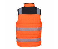 PW374-Oboustranná vesta PW3 Hi-Vis oranžová/černá