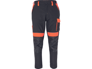 MAX VIVO kalhoty černá/oranžová