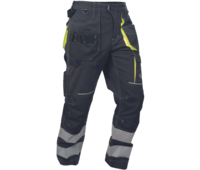 SHELDON RFLX kalhoty antracit-žlutá_1