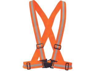 REFROX Reflexní elastický kříž HV oranžový