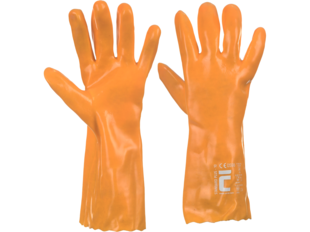 STANDARD PLUS rukavice 35cm PVC žlutá
