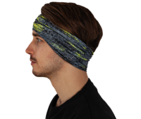 KAIROS NECKWARMER grey/green multifunkční šátek-2