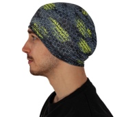 KAIROS NECKWARMER grey/green multifunkční šátek-3