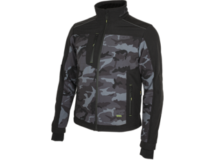 CAMOS JACKET BLACK/GREY softshell.bunda maskáč