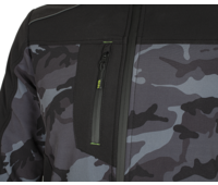 CAMOS JACKET BLACK/GREY softshell.bunda maskáč-2