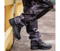 CAMOS TROUSERS BLACK/GREY kalhoty pas maskáč-10