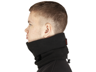 POLAROS NECKWARMER BLACK fleece nákrčník černý