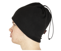 POLAROS NECKWARMER BLACK fleece nákrčník černý-1