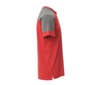 PAYPER CORPORATE dvoubarevné triko 160g-červené/šedé-1