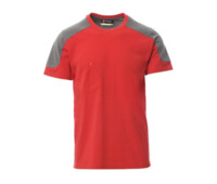 PAYPER CORPORATE dvoubarevné triko 160g-červené/šedé