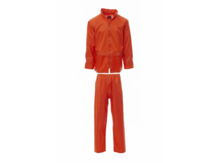 PAYPER SET-NYLON nepromokavý oblek PES/PVC oranžový