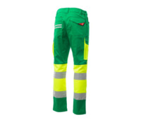 PAYPER WORKING HiVis kalhoty pas 250 žlutá/zelená-2