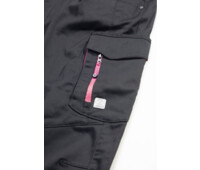 FLORET H6301 Dámské kalhoty černé/růžové-4