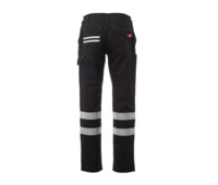 PAYPER WORKER SUMMER REFLEX kalhoty pas černé-1