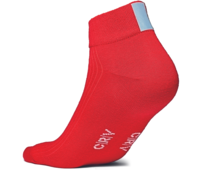 ENIF ponožky nízké kotníkové červené