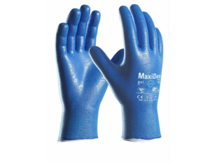 ATG máčené rukavice MaxiDex 19-007 modré