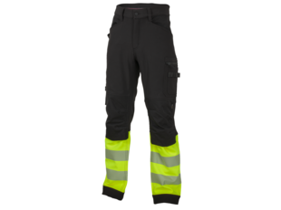 BNN REFLECTOS Trousers black/yellow kalhoty pas