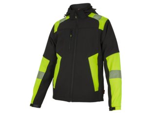 BNN REFLECTOS Jacket black/yellow softshell bunda