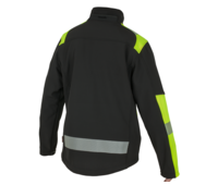 BNN REFLECTOS Jacket black/yellow softshell bunda-4