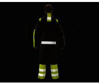 BNN REFLECTOS Jacket black/yellow softshell bunda-8