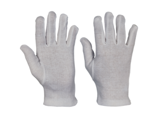 KITE - rukavice PES/bavlna bělené (v.9,10)