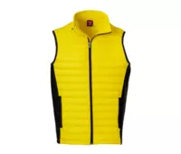 PAYPER SUBWAY pánská zateplená vesta-žlutá