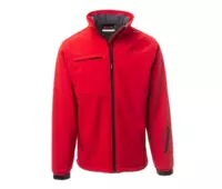 PAYPER ALASKA softshellová bunda-červená-2