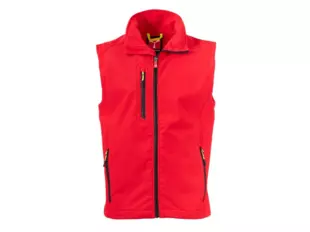 PAYPER CREEK VEST softshellová vesta-červená