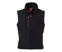 PAYPER CREEK VEST L.I.T. lehká softshellová vesta-černá