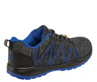 BNN KNITTER S1 ESD Blue Low POLOBOT. textil Modrá-5