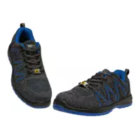 BNN KNITTER S1 ESD Blue Low POLOBOT. textil Modrá-6