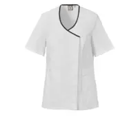 PAYPER AGATE LADY dámský plášť, krátký rukáv-bílá/černá