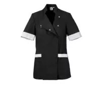 PAYPER AMBER LADY dámský plášť, krátký rukáv-černá/bílá-3