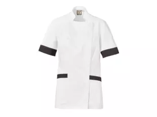 PAYPER AMBER MESH LADY dámský plášť, krátký rukáv-bílá-2