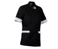 PAYPER AMBER MESH LADY dámský plášť, krátký rukáv-černá-2