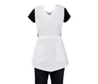 PAYPER ROSE LADY Dám. krátká zástěra s náprsenkou-bílá