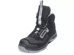 PANDA UNO S3S ESD LG SR kotník.obuv černá/šedá