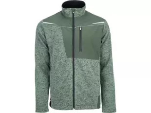 STIRLING STRETCH pletený svetr mikina zelená