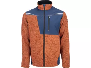 STIRLING STRETCH pletený svetr mikina cihlová