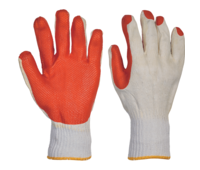 REDWING Rukavice Oranžové úplet/dlaň latex