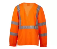 PAYPER LONG EXO MESH vesta s dlouhým rukávem oranžová-2