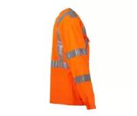 PAYPER LONG EXO MESH vesta s dlouhým rukávem oranžová-3